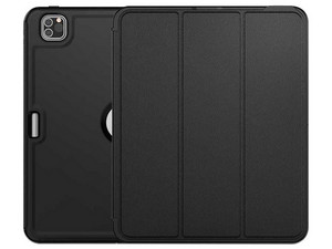 Funda Protectora TEKKU Flip para iPad Pro de 12.9", Color Negro.