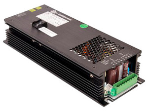 Fuente de poder conmutada Epcom GPAD-341-M273D de doble salida de voltaje, 28 Vcc, 10 A, 9 Vcc, 8 A. Color Negro