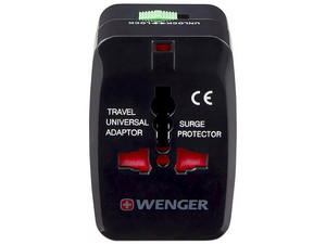 Adaptador de viaje Wenger 604551 con supresor de picos