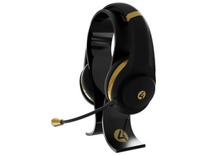 Audífonos Gamer 4Gamers XP-GOLDR-BLK-4G, 3.5mm. Color Negro.