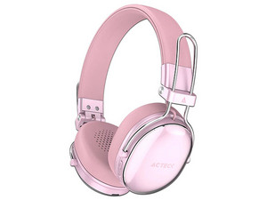 Audífonos Tipo Diadema Acteck Luxe Chic HP710, Respuesta de Frecuencia 20Hz - 20kHz, Bluetooth, Color Rosa.