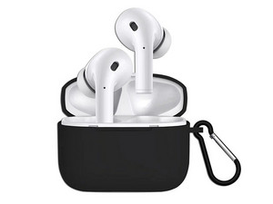 Audífonos Inalámbricos Argomtech Skeipods E71 con Estuche de carga, Bluetooth 5.3, Resistencia al agua IPX4. Color Negro.