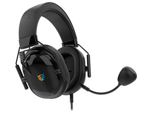 Audífonos Gamer Balam Rush Aviator Level HA757, alámbricos, over-ear, bocinas de 53 mm, micrófono fijo, sonido 7.1, compatible con PC, dispositivos móviles y consolas, RGB, conexión USB, color negro.
