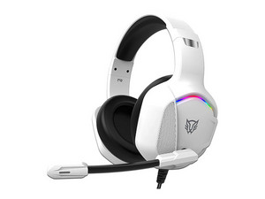 Audifonos Balam Rush Orphix II HS699 Azender, RGB, 3.5mm. Color Blanco
