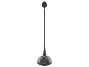 Micrófono Epcom EP-338, Cuello de Ganso con Base, Soporta Phantom, Respuesta de Frecuencia 20Hz - 18kHz, Color Negro.