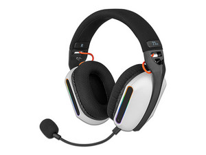 Audífonos Gamer Getttech GUH-G3NW3-G1, Respuesta de Frecuencia 20hz - 20kHz, USB, RGB, Color Blanco.