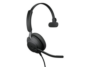 Audífonos Monoaurales Jabra Evolve2 40 SE MS, Respuesta de Frecuencia 20Hz-20KHz, USB, Color Negro.