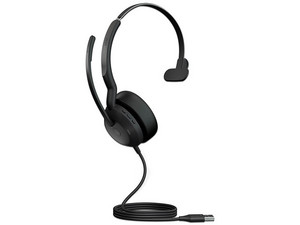 Auricular mono Jabra Evolve2 50 con conectividad USB.