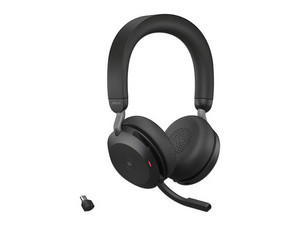 Audífonos Tipo Diadema con Micrófono Jabra Evolve2 75, Respuesta de frecuencia de 20Hz-20kHz, Bluetooth, USB-C. Color Negro.