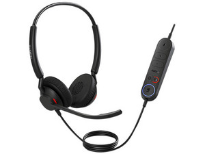 Audífonos con Micrófono Jabra Engage 40 Stereo, USB, Optimizado para Microsoft Teams, Color Negro.