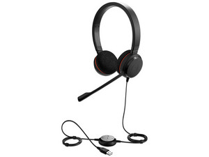Audífonos con Micrófono Jabra Evolve 20 MS stereo, USB. Color Negro.