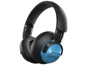 Audífonos Inalámbricos Tipo Diadema Klip Xtreme Hi-Fi, Respuesta de Frecuencia 20 Hz - 20kHz, Micrófono Integrado, Bluetooth, Cancelación ANC. Color Azul.