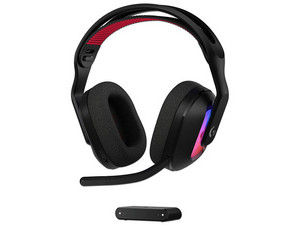 Audífonos Gamer Logitech Astro A20 X con Micrófono, iluminación RGB, Inalámbrico USB, Color Negro.