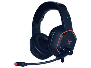 Audífonos Gamer con micrófono Naceb Naja NA-0315, iluminación RGB, 7.1 canales, USB. Color Negro.