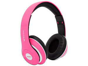 Audífonos Inalámbricos Necnon NBH-01, Respuesta de Frecuencia 20-20000Hz, Bluetooth. Color Rosa.
