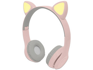 Audífonos Inalámbricos Perfect Choice Kids Catto. Color Rosa.