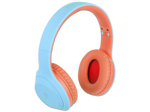Audífonos Inalámbricos PERFECT CHOICE ON-EAR tipo Diadema, Bluetooth, Color Azul/Naranja.