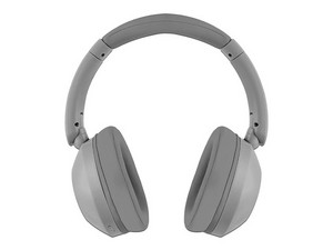 Audífonos Inalámbricos tipo Diadema Perfect Choice Soundia PC-117117, Respuesta de frecuencia 20Hz-20kHz, Bluetooth 5.3, USB-C, 3.5mm. Color Gris.