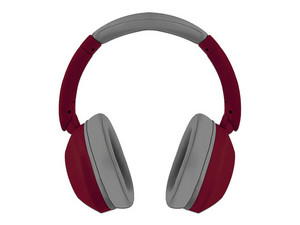 Audífonos Perfect Choice Soundia, Conexión Bluetooth, 3.5mm. Color Rojo