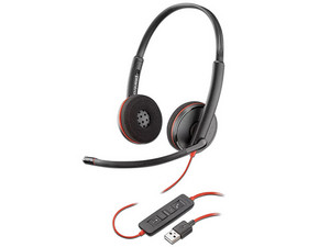 Cuffie Con Microfono Plantronics Blackwire C3220 USB - Per Ufficio E Smartworking, Audio Banda Larga, Comode