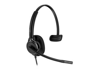 Diadema con Micrófono Monoaural Poly Mission 415, Respuesta de Frecuencia de 20 Hz a 20 KHz, Cable USB de 2m. Color Negro.