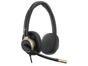 Diadema con Micrófono Poly Mission 825, Respuesta de Frecuencia de 50 Hz a 16 KHz, Cable USB de 2m. Color Negro.
