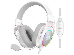 Audífonos Gamer tipo Diadema Redragon ZEUS X H510, RGB, USB, Color Blanco. Audífonos Gamer tipo Diadema Redragon ZEUS X H510, RGB, USB, Color Blanco.