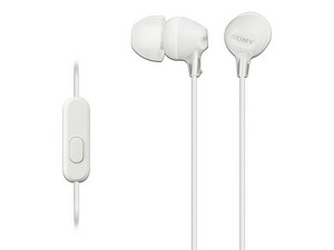 Audífonos con Micrófono Sony IN-EAR, . Color Blanco.