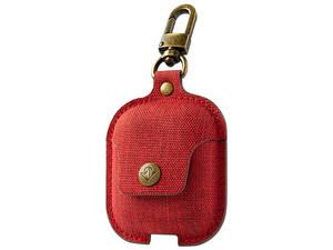 Funda Protectora Twelve South AirSnap para AirPods. Color Rojo.