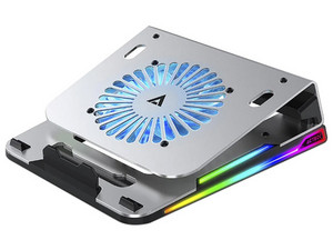 Base para Laptop Acteck Froost Ex Be650, para Laptops de hasta 16", 1 Ventiladores, RGB, 4 puertos USB.