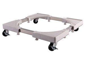 Base Ajustable Móvil Redleaf AMSB 7090, Altura de 70 a 90 cm, Color Blanco.