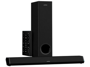 Barra de Sonido Acteck Dynamic Trim BS670 con Subwoofer, Bluetooth 5.0, HDMI, USB. Color Negro.
