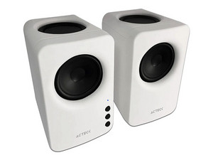 Bocinas Acteck Dynamic Exact Mini BS475, Respuesta de Frecuencia 50Hz- 18KHz, 10W, Bluetooth, 3.5mm, Color Blanco.