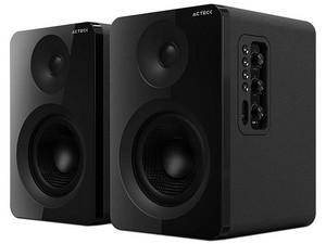 Bocinas Tipo Estudio, Dynamic Exact R, BS700, Bluetooth 5.3, RCA, HDMI, USB 2.0, 3.5 mm, Tipo-C, Sonido Estéreo 2.0, 50 W, RGB, Elite Negro.