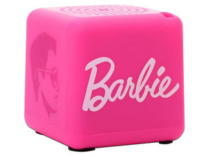 Bocina Inalámbrica Portátil Bitty Boomers BBOXBARBIE5, Bluetooth. Edición Barbie y Ken Bitty Box.
