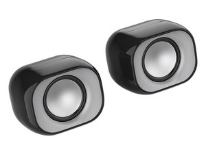 Bocinas 2.0 HP DHS-21112.0 HP Rated Conexión: 3.5 mm jack (audio), USB (5V).