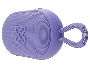 Parlante inalámbrico portátil Klip Xtreme KBS-030PR, Bluetooth, Color Morado.