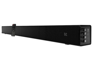 Barra de Sonido Klip Xtreme KSB-001 de 100W RMS, Respuesta de frecuencia 45Hz-20kHz, Bluetooth 5.0, USB, HDMI. Color Negro.