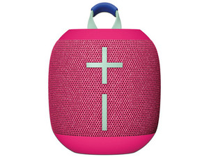 Bocina portátil recargable Logitech WonderBoom 4, IP67, Bluetooth. Color Rosa.