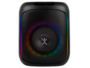Mini Bafle Inalámbrico Perfect Choice, 30W, Bluetooth, USB, 6.5W, 30W, RGB, Color Negro.