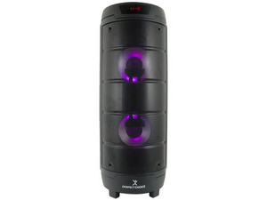 Bocina Amplificada Perfect Choice PC-112921 de 7,000 Watts PMPO, Lector de Memorias USB, MicroSD, Bluetooth y Auxiliar.