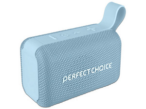 Bocina Portátil Recargable Perfect Choice Sugary, Bluetooth, Color Azul.