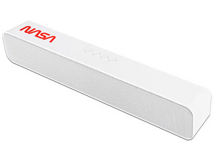 Barra de Sonido TechZone NASA NS-SB02A, Bluetooth 5.0, USB. Color Blanco.