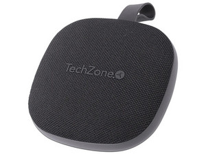 Bocina Portátil TechZone TZSP01 de 5W, Bluetooth 5.3, Resistencia al agua IPX7. Color Negro.