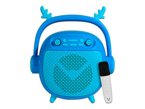 Bocina Portátil Vorago BSP-205 Inalámbrico Bluetooth, 10W, Micrófono. Color Azul