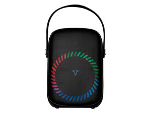 Mini Bafle Inalámbrico Vorago Karaoke KSP-455, 40W, Bluetooth, USB, IPX5, Color Negro.