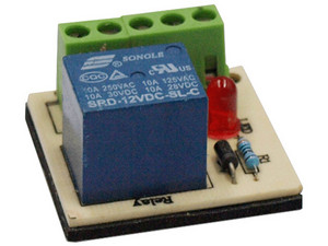 Módulo Relé Multipropósito Axceze AX-RELAY5, Alimentación a 12V-40mA, Contactos Soportan hasta 125VCA-10A