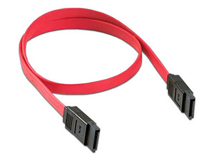 Cable de datos SATA BRobotix, 0.43m, color rojo.