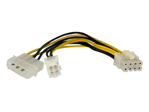Cable de Fuente de Poder de 4 Pines a 8 Pines EPS con LP4, 152mm.
