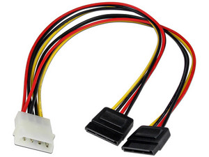 Adaptador de Corriente de Molex a SATA Hembra-Macho